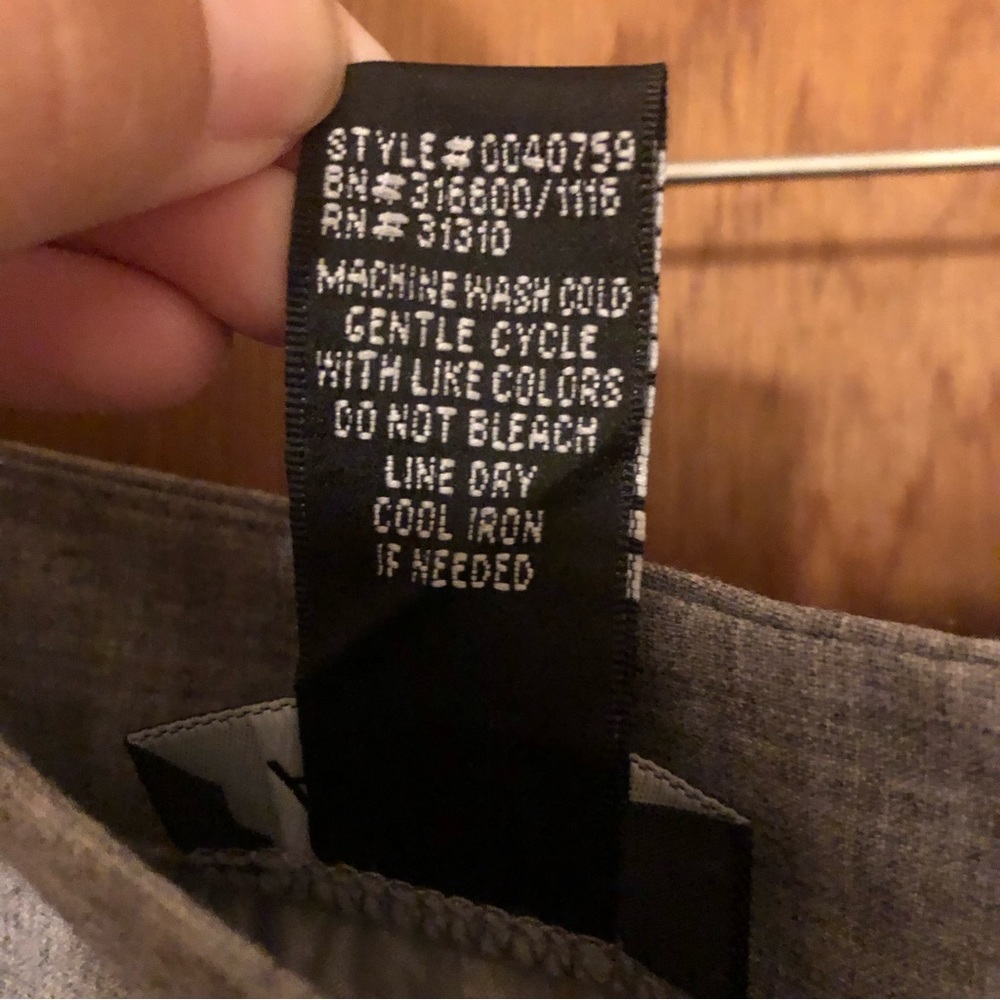 NWT! A. Byer Heather Grey Mini Tulip Skirt - Picture 5 of 6
